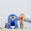 Sparschwein, blau, Kunststoff, Geburtstag, 1er-Pack 7