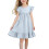 Robe princesse d'été sans manches à col rond pour filles 6