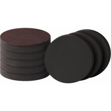 Felt Furniture Sliders for Hardwood Floors – 8 PCS 5" Heavy Duty Floor Protectors, Compatible with Chairs & Tables