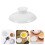 Capac ceramic pentru cană, design rotund, simplu, pentru băuturi calde 1