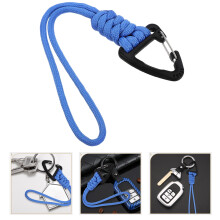 ibasenice 2Pcs Heavy Duty Polyester Keychain Lanyard with Carabiner for Hand Tools