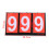(Three Red Scoreboard) 3/4 Digit Portable Basketball Scoreboard 4