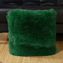 Home Decoration Pillows, Short Plush Pillows, Room Sofa Decoration Pillows, Bedside Cushion Pillows,dark green