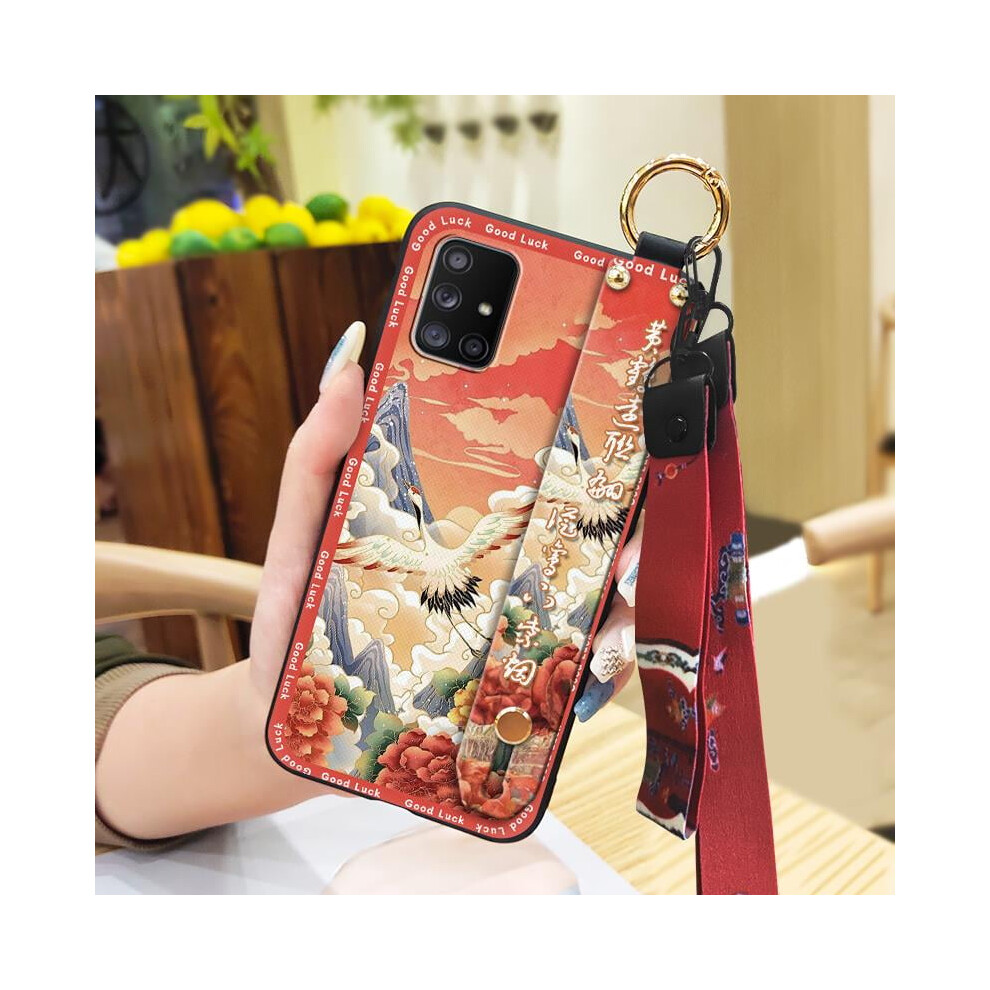 Phone Case Compatible With Samsung Galaxy A71 5G/A Quantum Â Waterproof, Shockproof, Soft Silicone With Kickstand, Wristband & Lanyard 9027700613669