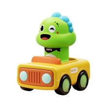 Dinosaurusauto's met wrijvingsaandrijving, speelgoedset voor baby's van 6 tot 3 jaar.