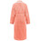 Plus size damekjole i fleece med V-hals og 3