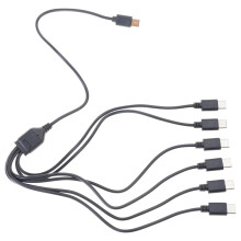 Adaptador divisor portátil para cabo de carregamento USB-C para USB-C
