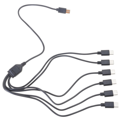 Cablu de încărcare USB-C la USB-C, adaptor splitter portabil