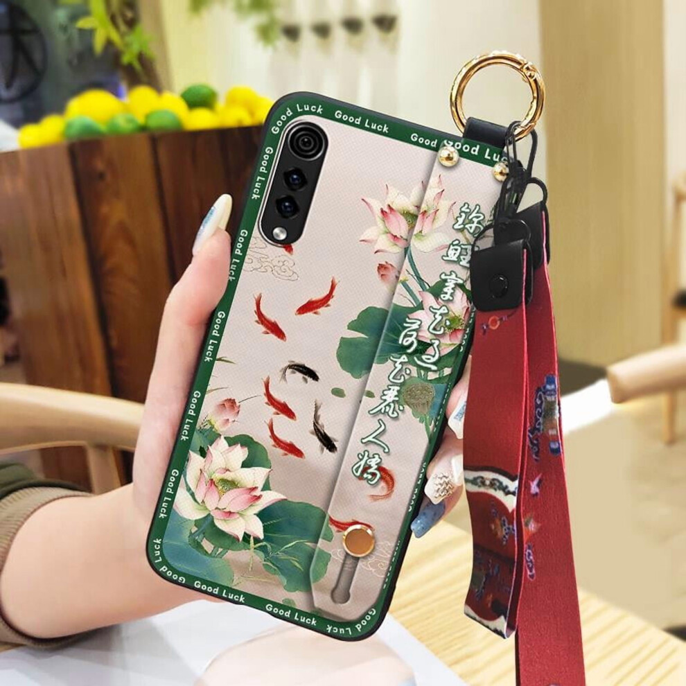 Phone Case Compatible With Lg Velvet 4G/5G – Soft, Dirt-Resistant, Shockproof, Waterproof, With Wrist Strap & Chinese Style Design 9399596729121