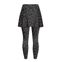 Women's Leopard Print High-Waist Leggings with Pocket