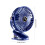 Mini ventilador portátil USB com visor digital, silencioso. 3