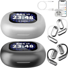 Auriculares abiertos Promptanda Bluetooth 5.4 IPX5 resistentes al sudor