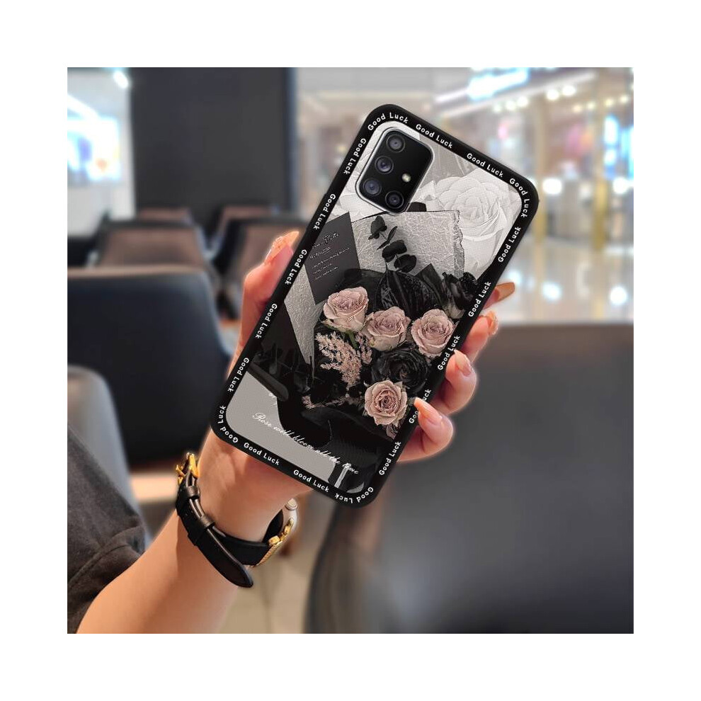 Phone Case Compatible With Samsung Galaxy A71 5G/A Quantum Â Graffiti Flower, Dirt-Resistant, Shockproof, Full-Wrap Tpu Cover 9027700614239
