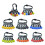 6Pcs Bit Holders /4inch Hexagon Shank Screwdriver Bit Holder Driver Drill Bit Keychains Extension Screwdriver Bit Holder 5