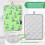Oven Mitts Set Heat Resistant 2 Pcs 7" x 9.8" Cartoon 3