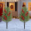 Künstlicher Zedern-Weihnachtsbaum, 55 cm, für den Außenbereich 3