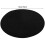 Round Braided Non-Slip Place Mats Black 4-Pack 2