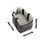 Cuccia per animali da auto con supporto per console centrale e cuscino rimovibile. 3