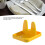 Foldable Plastic Pot Lid Rack Stand Organizer Yellow 59g Kitchen Shelf 5