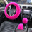 Steering Wheel Cover Imitation Wool Short 1 Pack 4