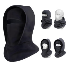 Outdoor Winter Warm Hat, Sports Ski Head Cover, Neckband Integrated Cycling Mask, Windproof Fleece Thermal Full Faces Head Hat