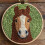 DAMAI Punch Needle Kit Brown Horse 20x20cm 5