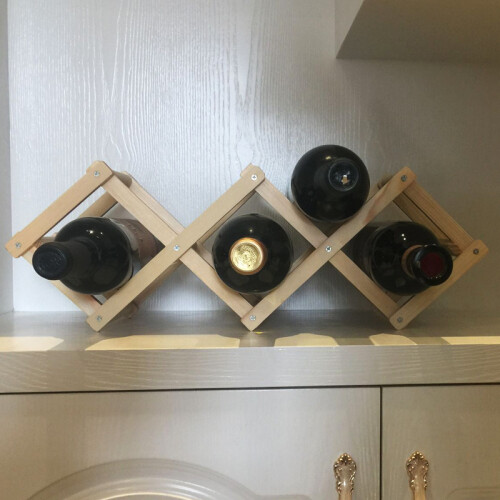 (6) 3/6/10 Bottle Wooden Wine Rack Shelf