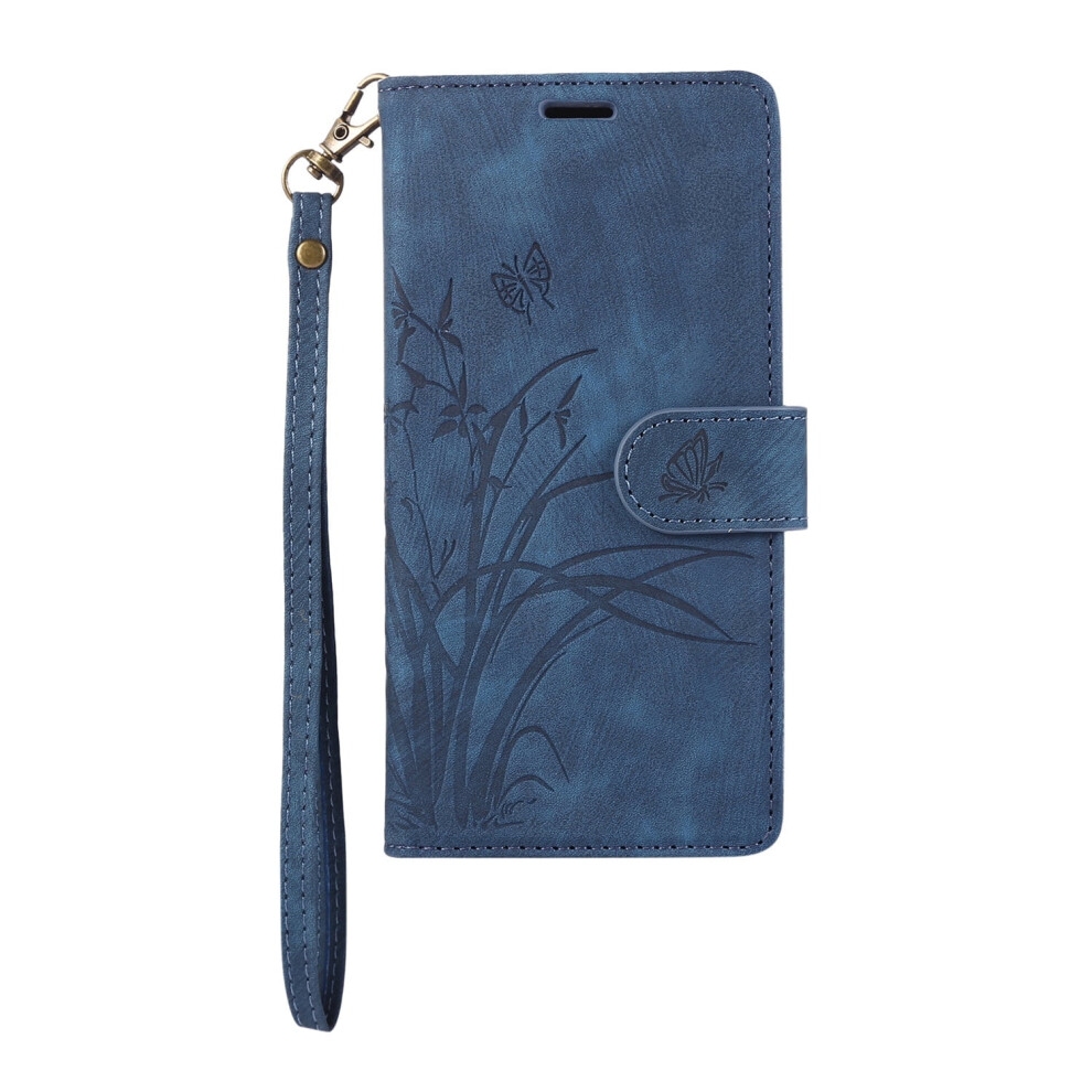 Tech Circle Wallet Case For Iphone 14 (6.1", 2022) Â Pu Leather, Magnetic Flip, Kickstand, Card Holder, Wristlet, Blue 9422877994854