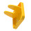 Foldable Plastic Pot Lid Rack Stand Organizer Yellow 59g Kitchen Shelf 9