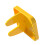 Foldable Plastic Pot Lid Rack Stand Organizer Yellow 59g Kitchen Shelf 11