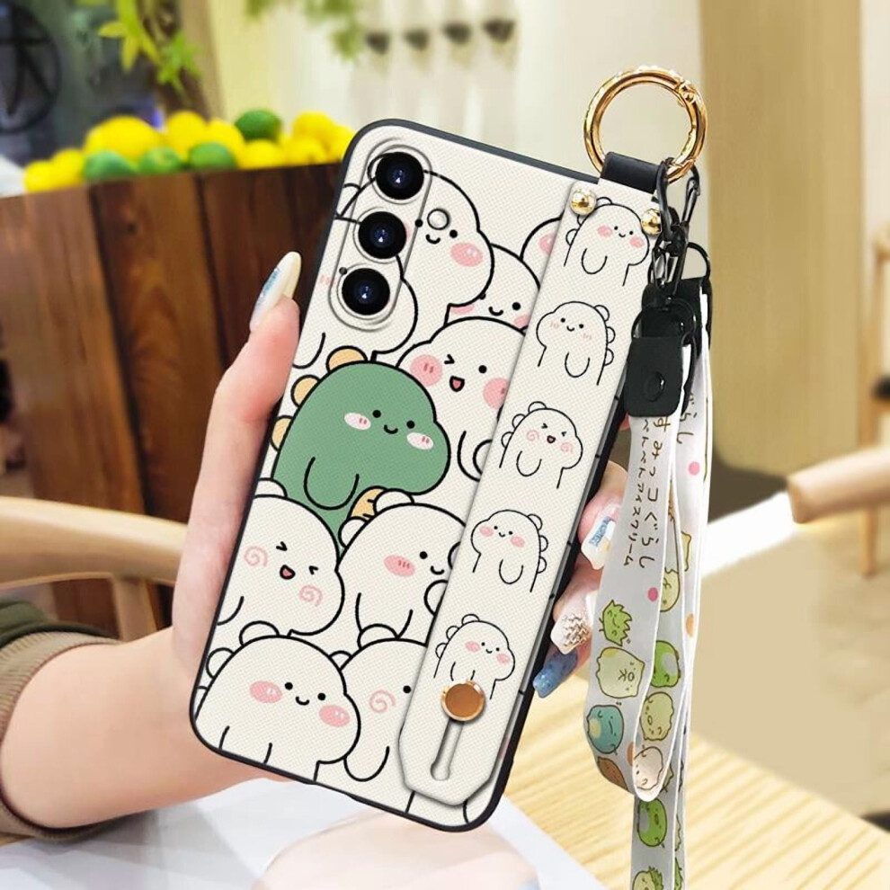 Phone Case For Samsung Galaxy A15 Â Waterproof, Soft Silicone, Kickstand, Wristband, Anti-Knock, Dirt-Resistant, Cute Cartoon Design 9422877997015
