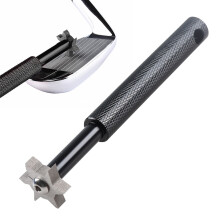 Golf Groove Sharpener för Järnklubbor och Wedgar Svart