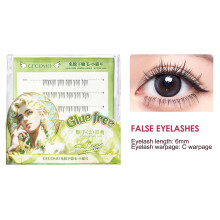 (12) Glued Lash Clusters for Women, Work & Parties