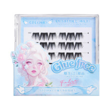 (3) Glued Lash Clusters for Women, Work & Parties