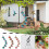Hummingbird Feeder Wind Chime Dual-Function Rust-Proof Metal 3