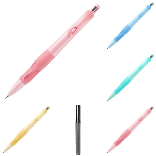 Creioane mecanice ergonomice, 2,0 mm HB, pachet de 5 1
