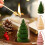 Christmas Scented Soy Wax Candle Tree-Shaped Green 10cm 7