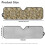 Camouflage Folding Windshield Sun Shade for Jeep Wrangler 7