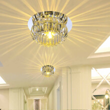 Modern Crystal Ceiling Lights – Corridor, Balcony, Porch, Entrance, Bedroom; Elegant Pendant Fixtures for Indoor Home Decor