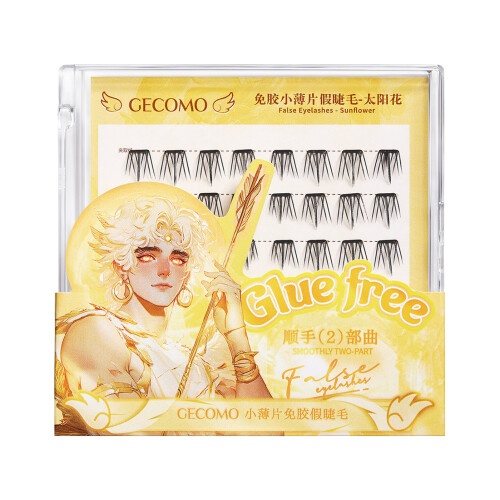 (2) Glued Lash Clusters for Women, Work & Parties