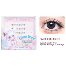 (10) Glued Lash Clusters for Women, Work & Parties