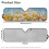 Floral Print Windshield Sun Shade for Jeep Wrangler 7