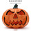 Purple light-up pumpkin statue 10 inch 3