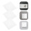 6Pcs White Wall Access Panel Multifunctional Waterproof Junction Box Cover 2