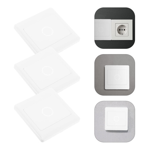 6Pcs White Wall Access Panel Multifunctional Waterproof Junction Box Cover 1