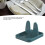 Foldable Plastic Pot Lid Rack & Spoon Holder Organizer - Blue, Light & Compact 3
