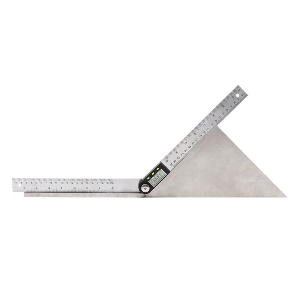 200Mm Digital Protractor Inclinometer Electronic Angle Gauge Stainless Steel Angle Ruler Goniometer Electronic Protractor,For Accurate Evaluation 9399596236957