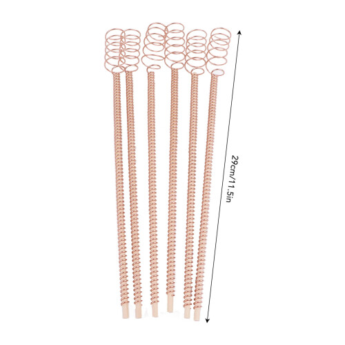 6PCS Electroculture Stakes 11.5in Natural Birch 1