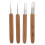 4 Pcs Crochet Dreadlocks Hook Hair Knitting Supply Kits Machine 5
