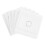 6Pcs White Wall Access Panel Multifunctional Waterproof Junction Box Cover 6